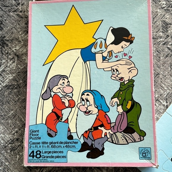 Vintage Disney Snow White 48 piece puzzle - Picture 2 of 2